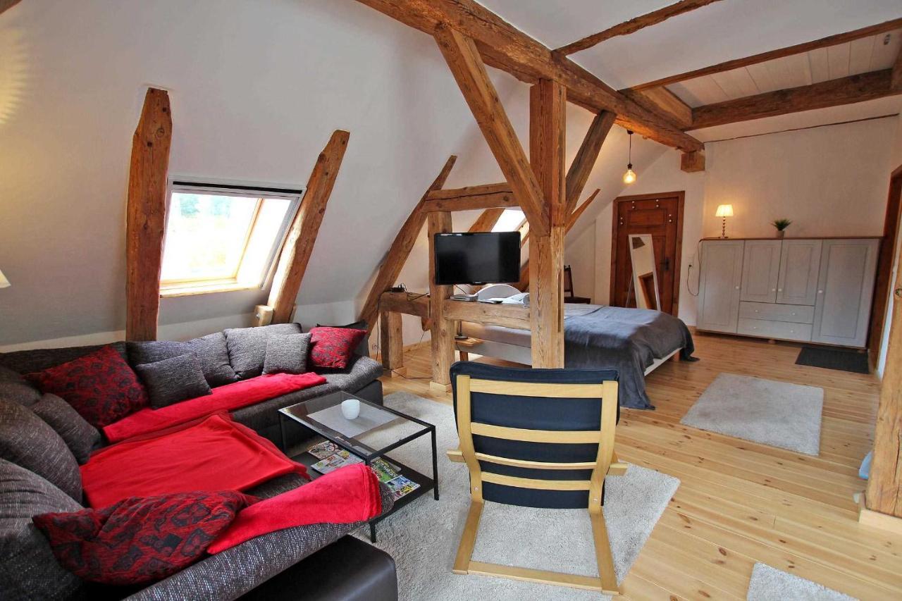 Ferienwohnung Im Forsthaus Am See Schwarz Luaran gambar